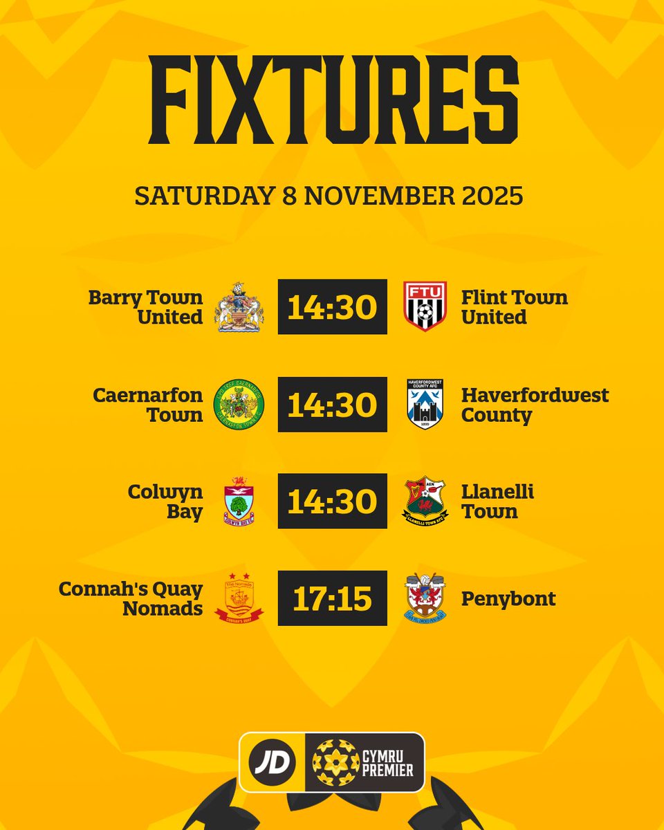 CymruLeagues's tweet photo. Today’s agenda in the #JDCymruPremier 👊 https://t.co/szTR8udjcp