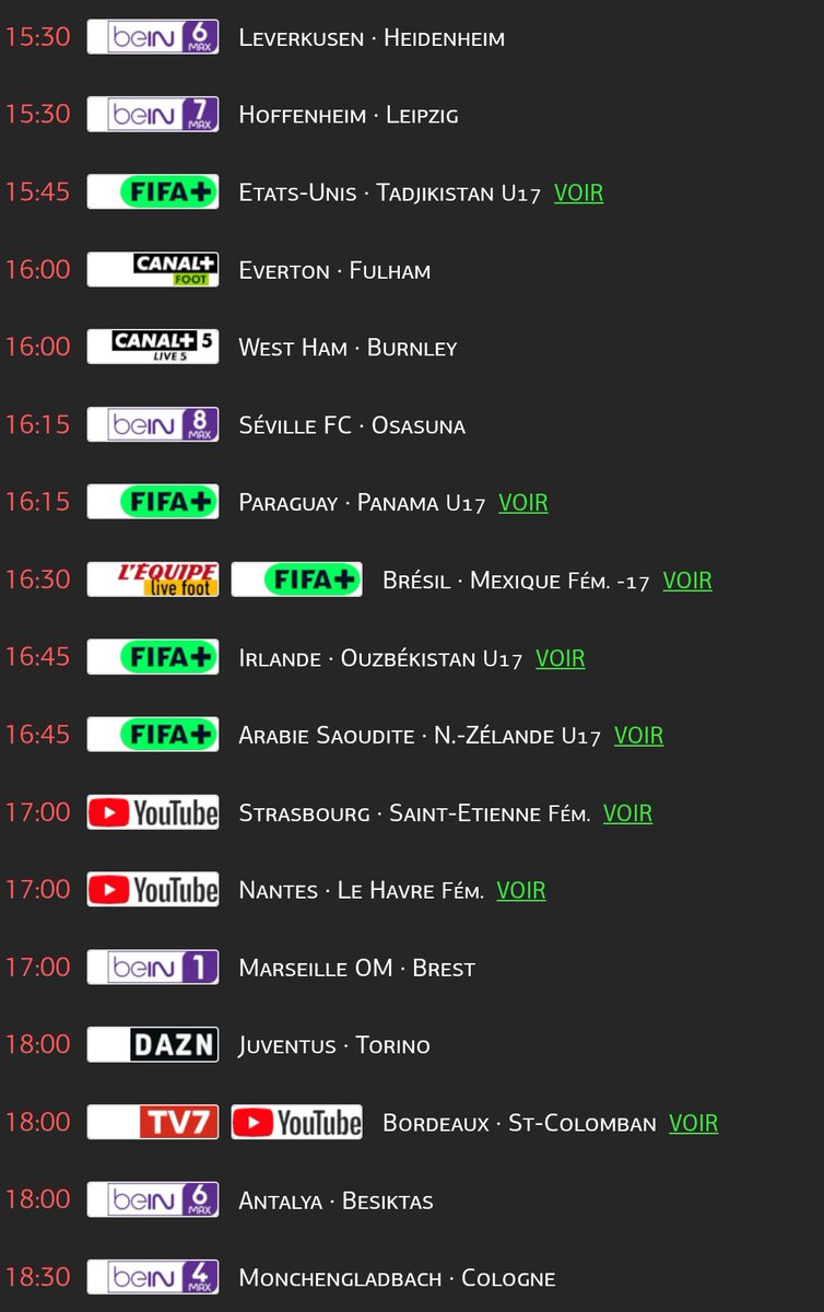 TrisInfoFoot's tweet photo. Le programme foot de ce Samedi 08 novembre: #PremierLeague #TOTMUN #Championship #Ligue2 #EAGFCP #LMFCRSFC #LALIGAHYPERMOTION #LALIGAEASPORTS #SerieA #EVEFUL #SEVOSA #OMSB29 #SUNARS #ESTACASSE #ASMRCL #LigaPortugal https://t.co/lPKFHiGeIo