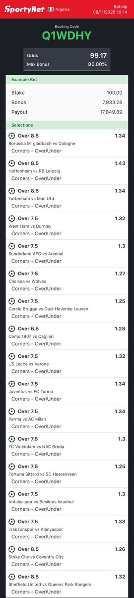 ADT_Freetips's tweet photo. 100 odds Corner Picks👉 Q1WDHY

Repost for others to benefit 

Join here for edits👉 https://t.co/fTi24PheCM https://t.co/Puu3psaFYM