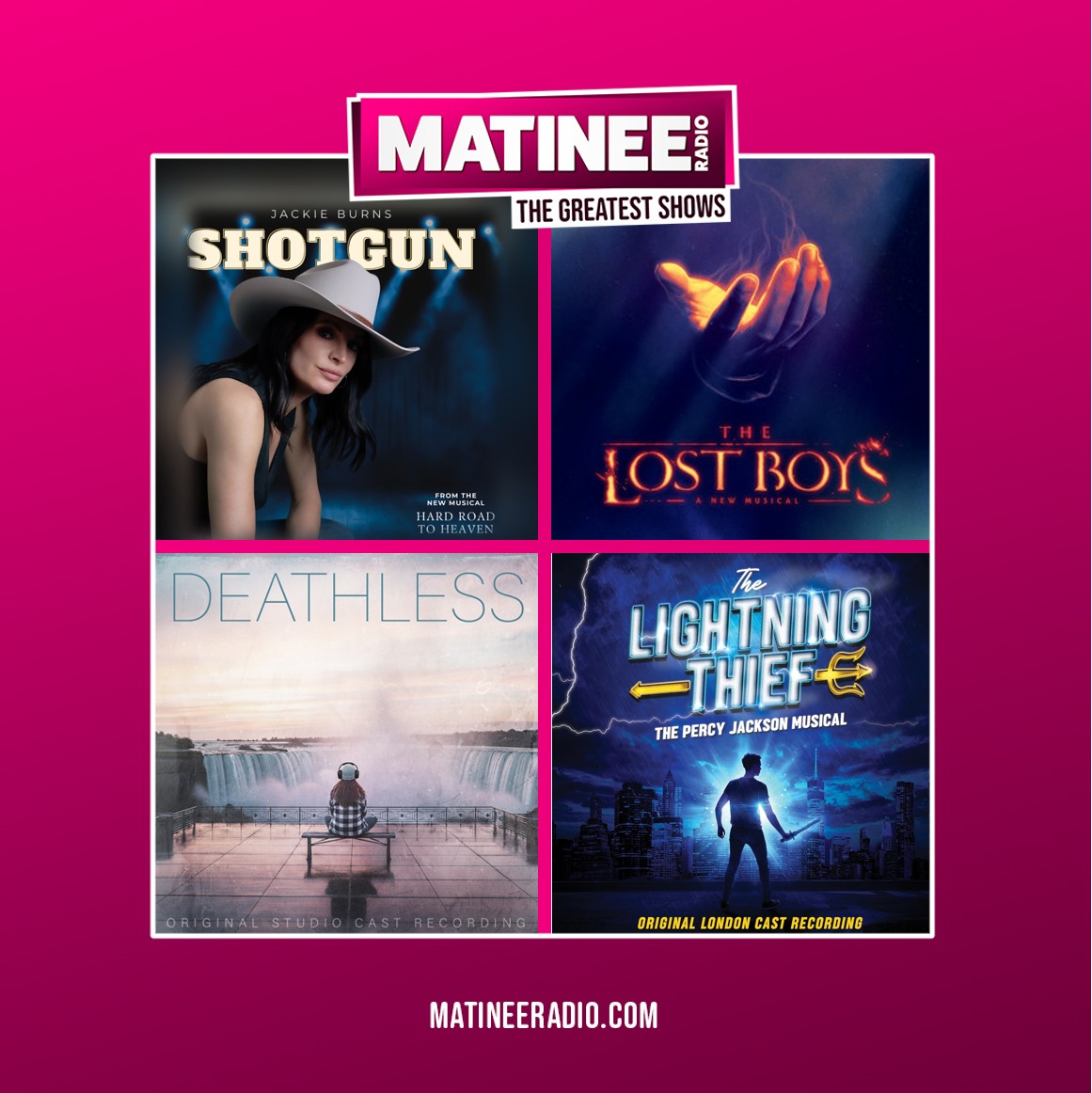 MatineeRadioUK's tweet photo. Gareth's playing new showstoppers before midday!

✨@ZackZadek introduces A Life from Deathless
🤠Shotgun from Hard Road to Heaven
🦇Wild from The Lost Boys
⚡Bring on the Monsters with @MaxHarwood from The Lightning Thief

🔊 “Play Matinee Musicals”
💻 https://t.co/LiCPisJ8h1 https://t.co/juwd783aq3