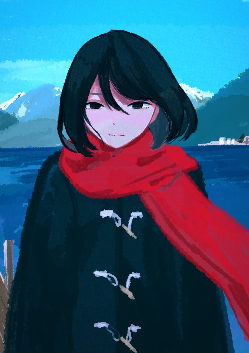 nomiya_suzu's tweet image. 冷たい湖