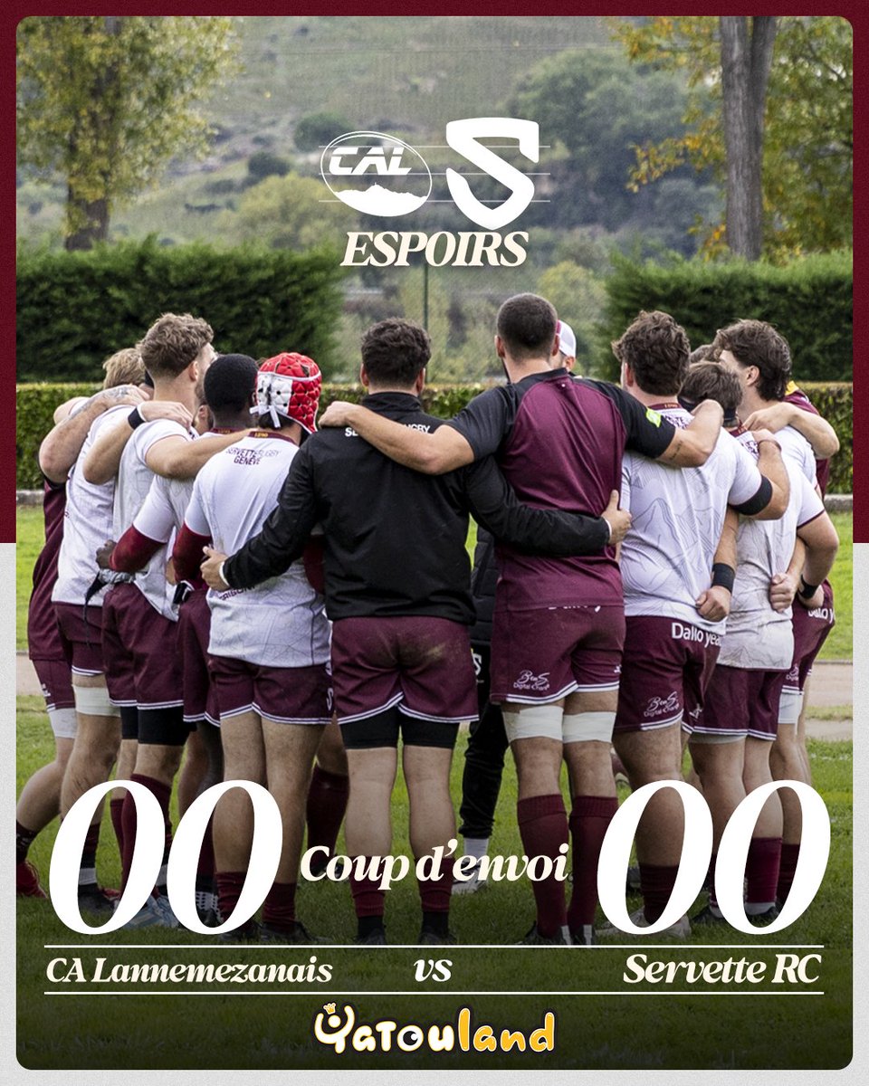 𝗖𝗢𝗨𝗣 𝗗'𝗘𝗡𝗩𝗢𝗜 | 𝗘𝗦𝗣𝗢𝗜𝗥𝗦 ▶️

C’est parti pour nos Espoirs à Lannemezan ! 💥

❌ Match non-retransmis
📲 Suivez le déroulé du score sur nos stories Instagram &amp; Facebook

Présenté par Yatouland
📸 Show Media Live