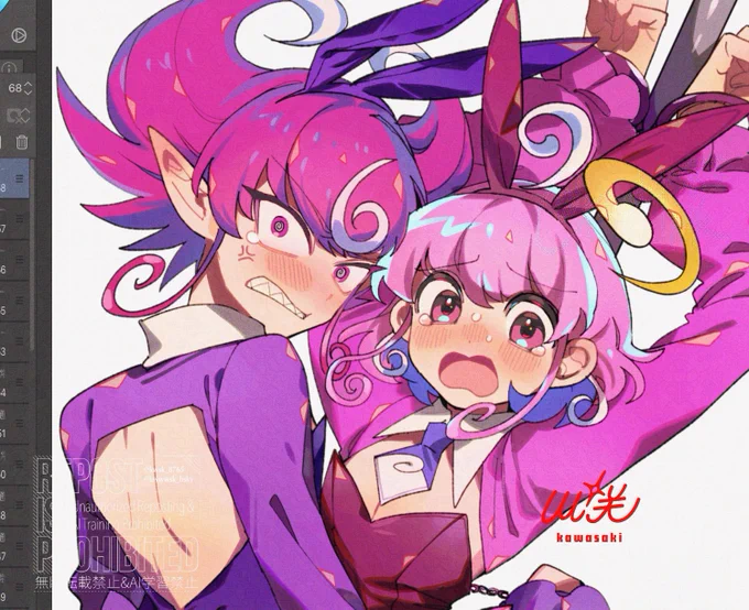 1月のイベで出すイラスト本チラ見せ〜可愛いね