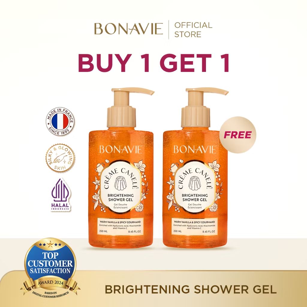 LuckyMSyah's tweet photo. Cek [BUY 1 GET 1 FREE] Bonavie Brightening Shower Gel 250 ml - Body Wash, Sabun Mandi dengan harga Rp68.600. Dapatkan di Shopee sekarang! https://t.co/XWADnjEACB https://t.co/wg0IYx7bMb