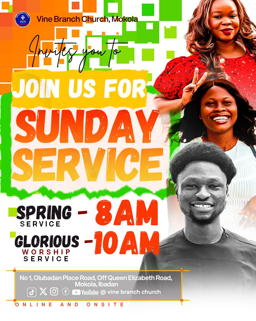 VBCmokola's tweet image. This is the Sunday you’ve been waiting for!
The Sunday you finally invite someone to church.
The Sunday where everything else can wait because this is where you encounter God.

It’s not just another Sunday. It’s the beginning of something beautiful.