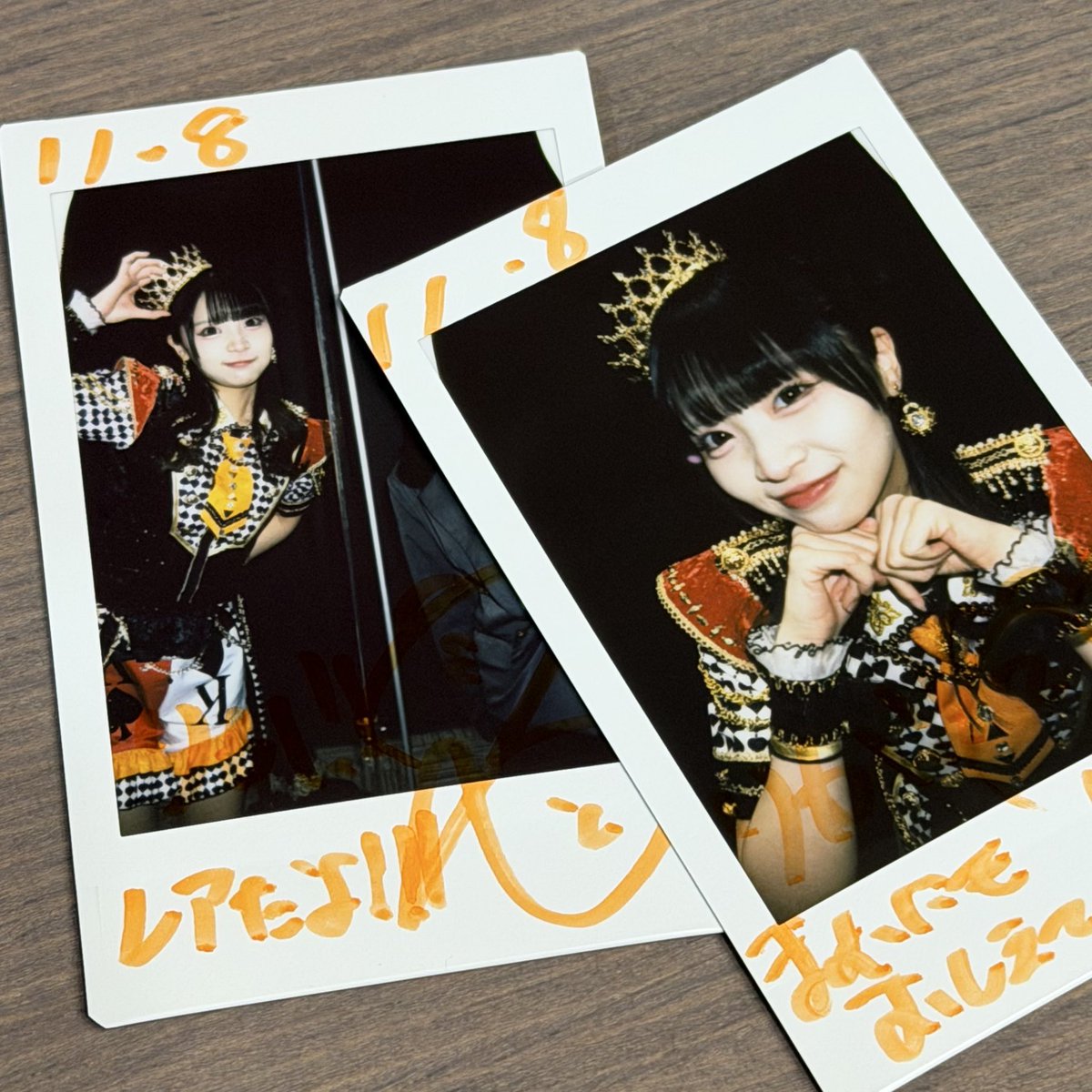 ____mytreasure's tweet photo. 🎃ハロウィン大特典会　1部

人生初チェキ会で鍵開けだったから大パニックだったけどまむちゃんにはじめましてできてうれしかったよ〜🧸🧡

#まむに夢中 https://t.co/M7K6x9IFYV