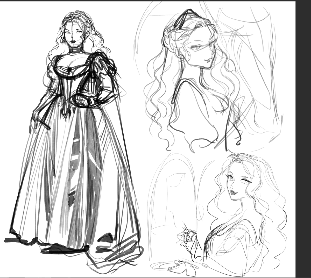 T_T I LOVE DRAWING ASOIAF OCS 