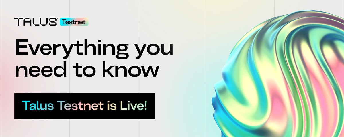 Exploring what Talus Labs is building  — truly redefining how AI and DeFi can merge to power the next era of on-chain intelligence.
Excited! 🚀 to the moon
@Talus_labs #TalusLabs