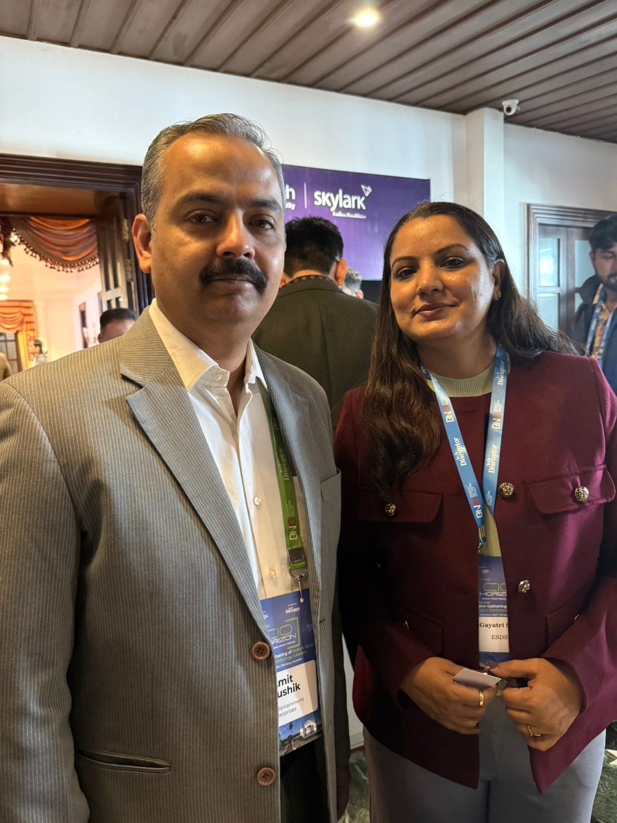 ESDSDataCenter's tweet image. We’re at #CIOHorizon 2025, an exclusive retreat that convenes over 75 of India’s most influential technology leaders.

Connecting with CIOs, visionaries, and changemakers shaping the future of enterprise tech.

Visit us at Stall No. 13 to explore innovation in action.

 #CIOs…