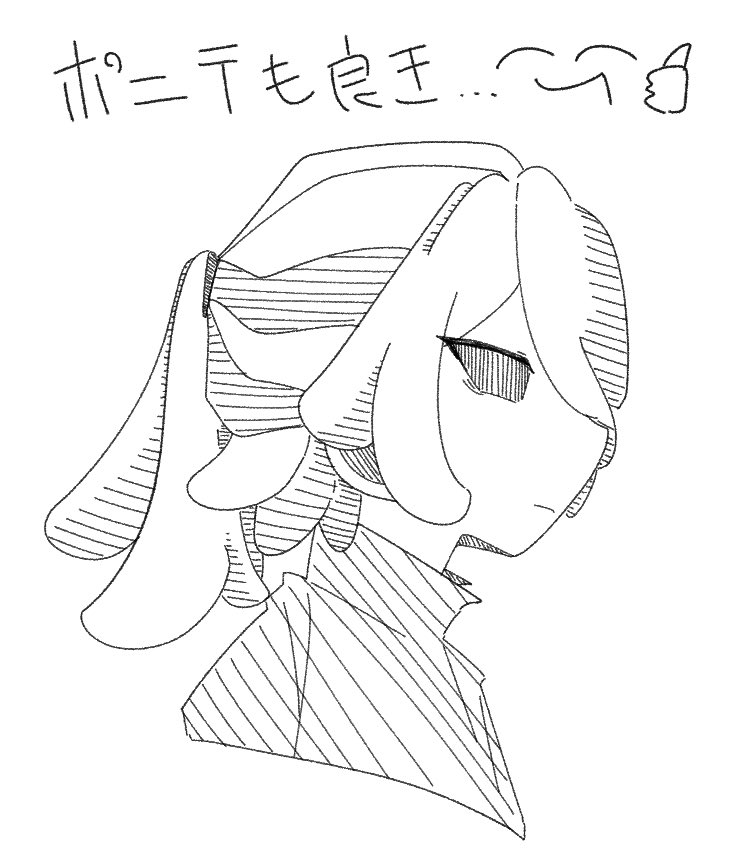 Sememento3's tweet photo. なんでか描いてる時はポニテと思ってた船長 https://t.co/YEskiUcBNN