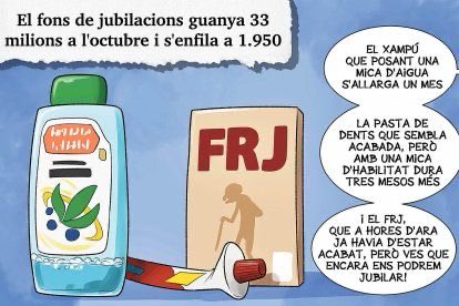 JordiCinca's tweet photo. Les coses serioses amb humor i enginy s’entenen millor.

És veritat, estem allargant la vida del fons:

1. Bona gestió amb una estratègia a mig termini
2. Notable increment dels contitzants gràcies  a un mercat laboral en màxims

Però no hem d’oblidar que allargar no és arreglar https://t.co/9B4BktL0zg