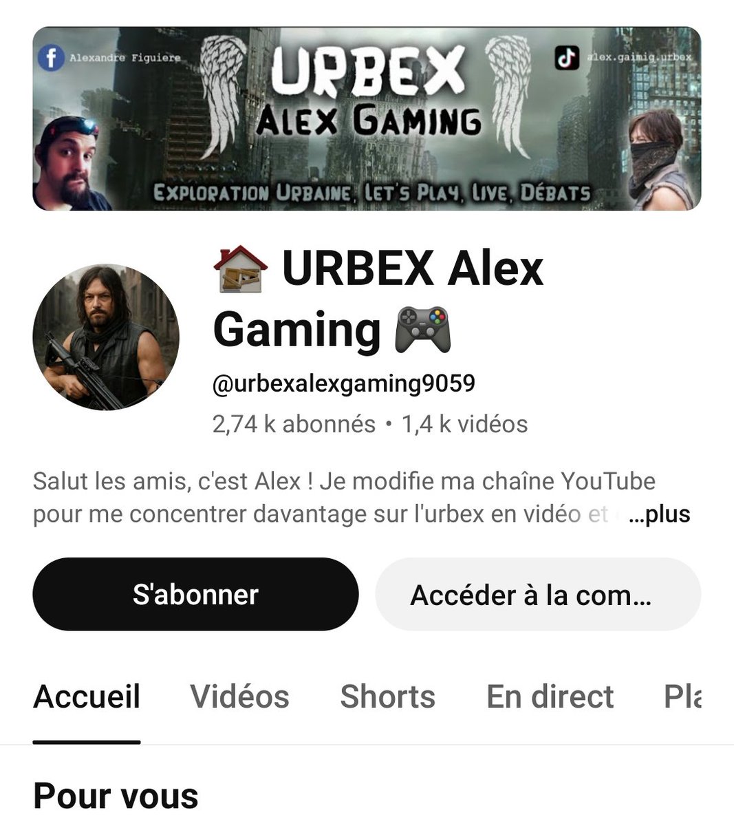 PerlesUrbex's tweet image. Coucou #URBEXAlexGaming9059, petit voleur !