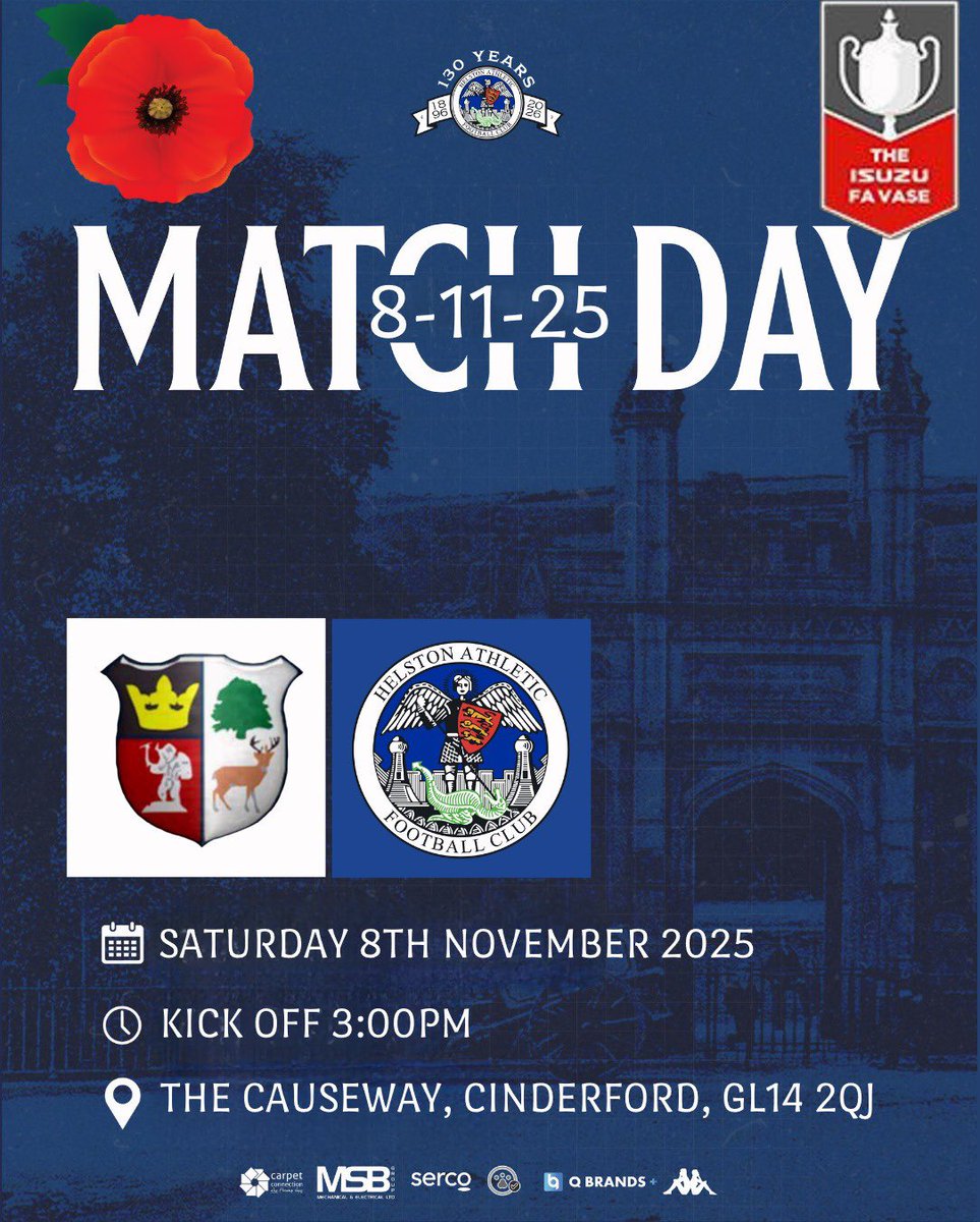 HelstonAFC's tweet image. FA VASE &amp;amp; ON THE ROAD…..

Cornwall’s last remaining club in this seasons @IsuzuFAVase have departed on a 425 mile round trip to @Cinderford_Town. 

A win will see ‘The Blues’ reach the 3rd Rd for the first time in the clubs long established history