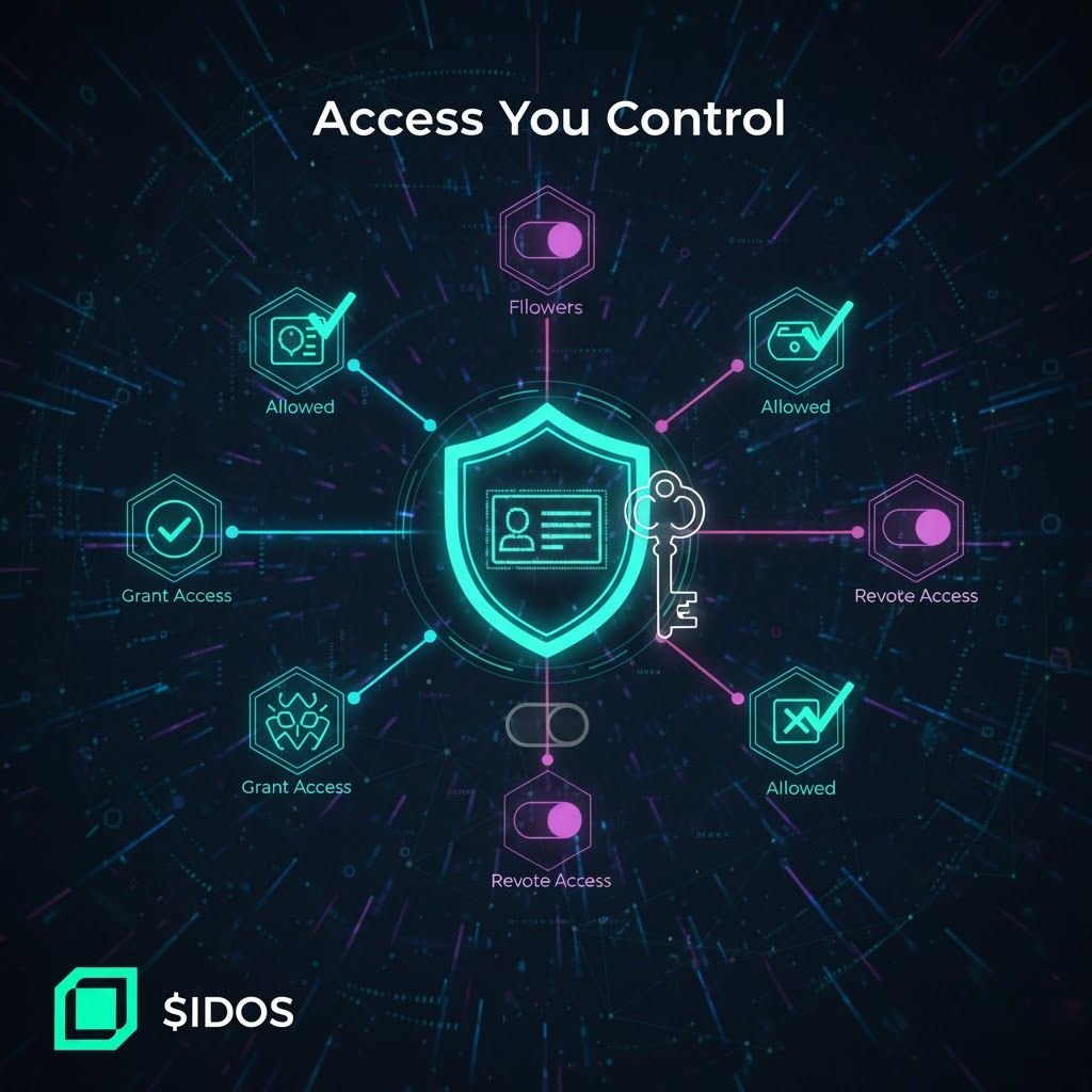 YapperWeb3's tweet image. 🧩 Access you control! $IDOS

@idOS_network puts you in charge of your data - grant, limit, or revoke access anytime with full transparency. Your identity, your keys, your rules. True self-custody where privacy, freedom, and control come together seamlessly across Web3 🌐
#idOS