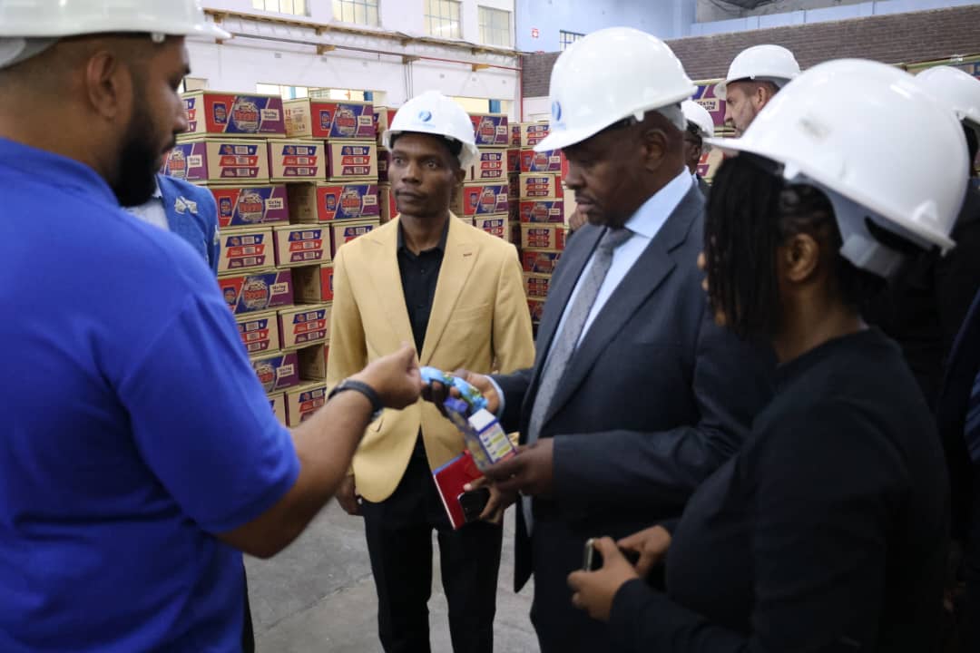 LOCAL CONTENT PRODUCTION THE WAY TO GO!!! 

Local industry thank Government for implementing the ZIRGP (2024-2025) as they witness increased production capacity. Trade Kings increased capacity to over 60% this year.
Their workforce leaped from a 100 workers to over 700 workers.