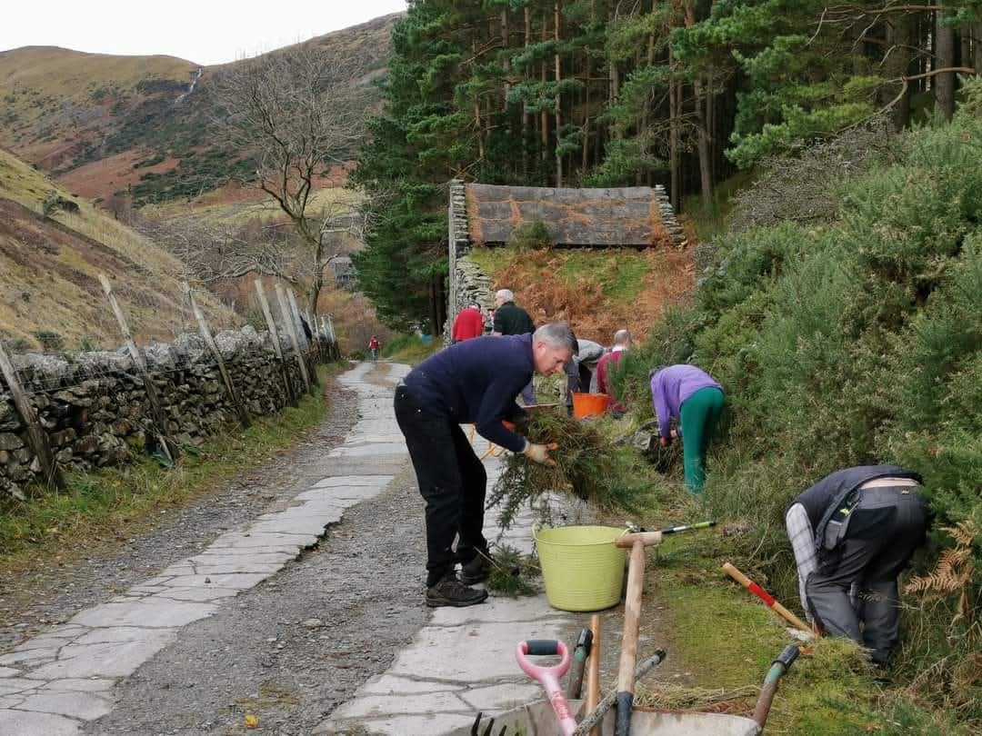 Morning! We're having a joint work meet on the track up to the mines with the hostels this Wednesday (12th Nov). Mainly ditch clearing. 

All welcome, meet at our car park from 9:30am. If you have them, please bring gloves , loppers, barrow and high-vis bib/jacket.
