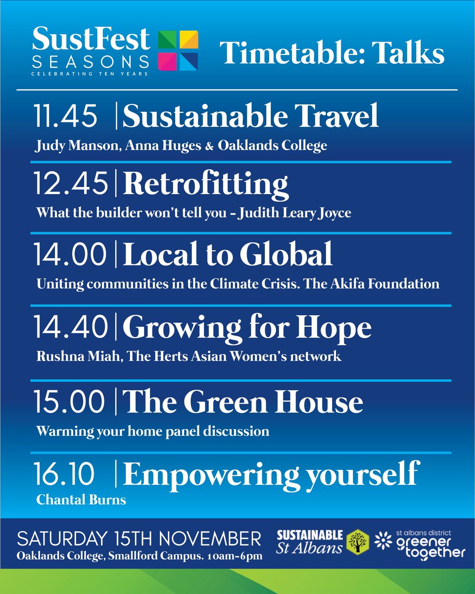 Sustainability Festival 25 tweet media