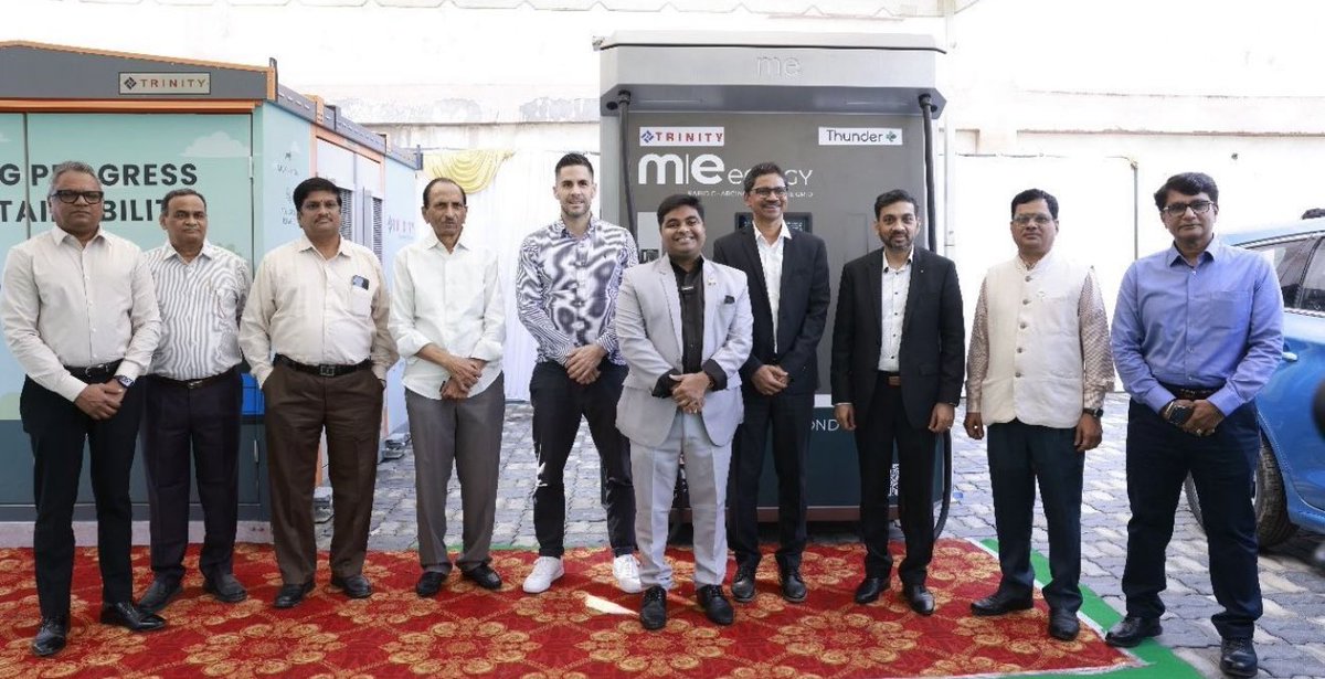 Heartfelt congratulations to our Board Member, Mr. Rajeev YSR — Founder &amp; CEO of EV Masterclass and Thunder Charge, on launching India’s first ethanol-based 150 kW fast charger-cum-generator in Hyderabad, built by Trinity Cleantech Pvt Ltd under licensed technology from me energy