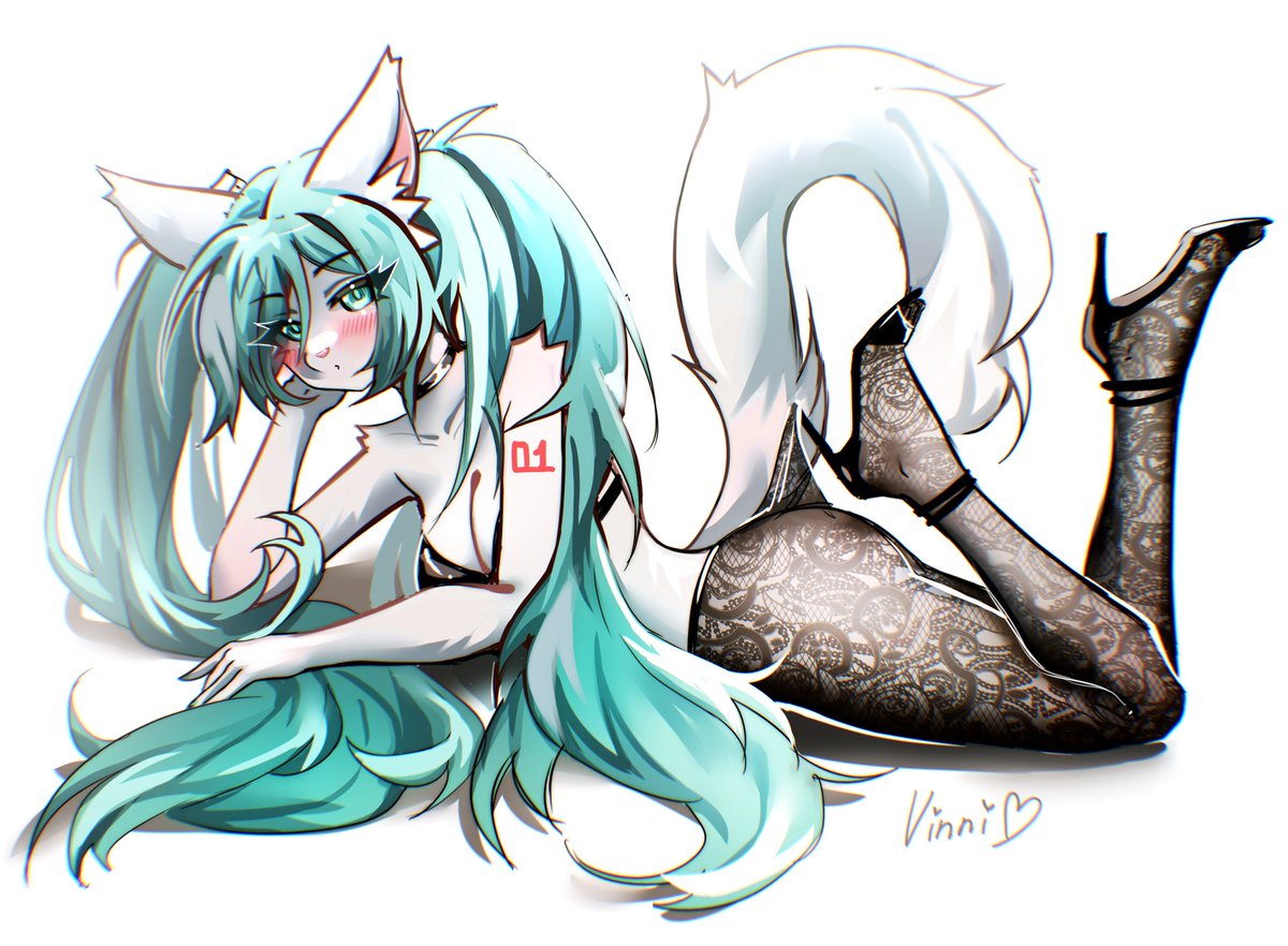 #HatsuneMiku #furry #art