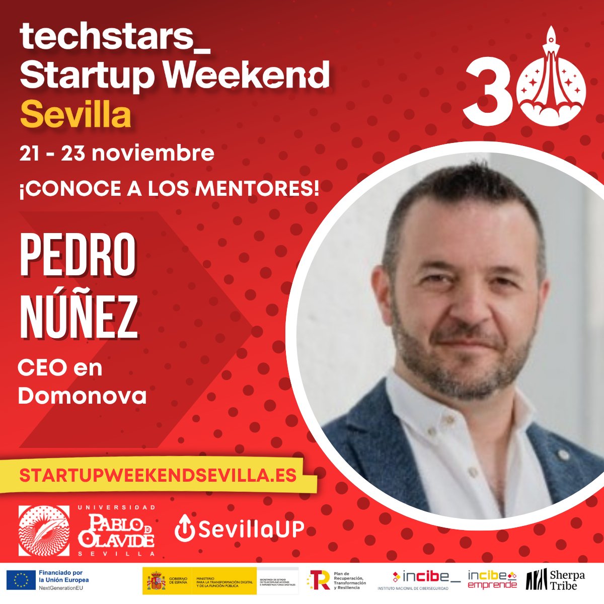 SWsevilla's tweet image. “La transformación digital no es tecnología, es mentalidad.”
💻 Pedro Núñez, CEO en Domonova y referente del ecosistema andaluz.

✨ Vive 54 horas que pueden cambiar tu vida.
Inscríbete ya en #StartupWeekendSevilla 👉 startupweekendsevilla.es
#Techstars #GiveFirst #Emprendimiento