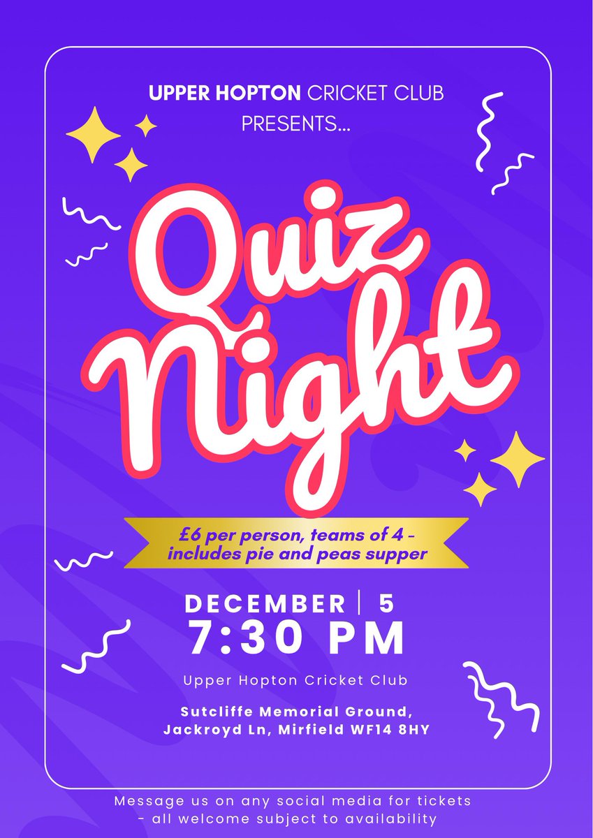 Upper Hopton CC tweet media