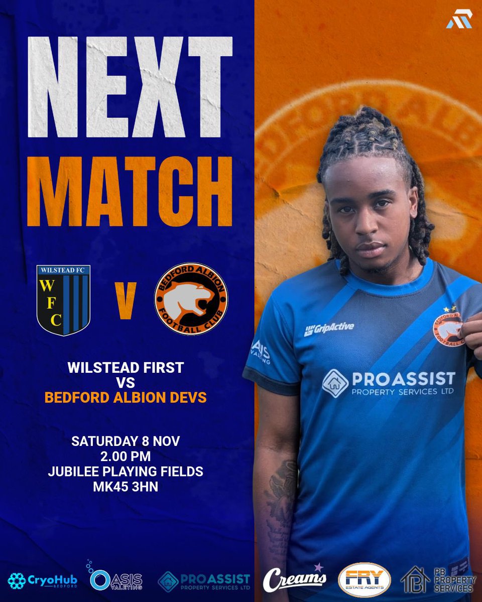 𝗠𝗔𝗧𝗖𝗛𝗗𝗔𝗬 | <a href="/bedscountylge/">Beds County League</a>

Devs make the short trip to Wilstead looking to get back to winning ways, despite a good performance last week. 2pm kick off. 

#AlbionTogether