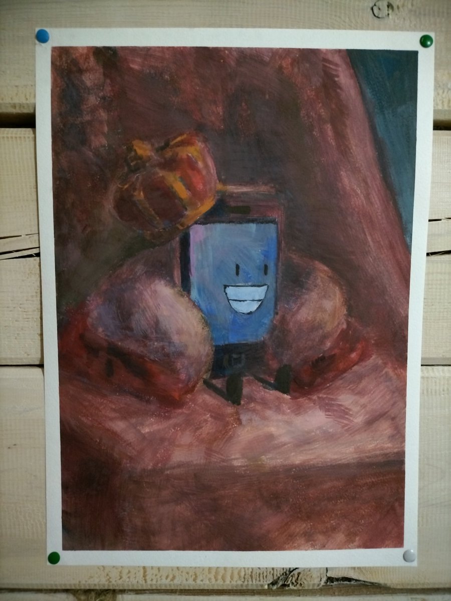 46Calves's tweet photo. drew mephone and hung him on my wall https://t.co/aYitXsvGC3