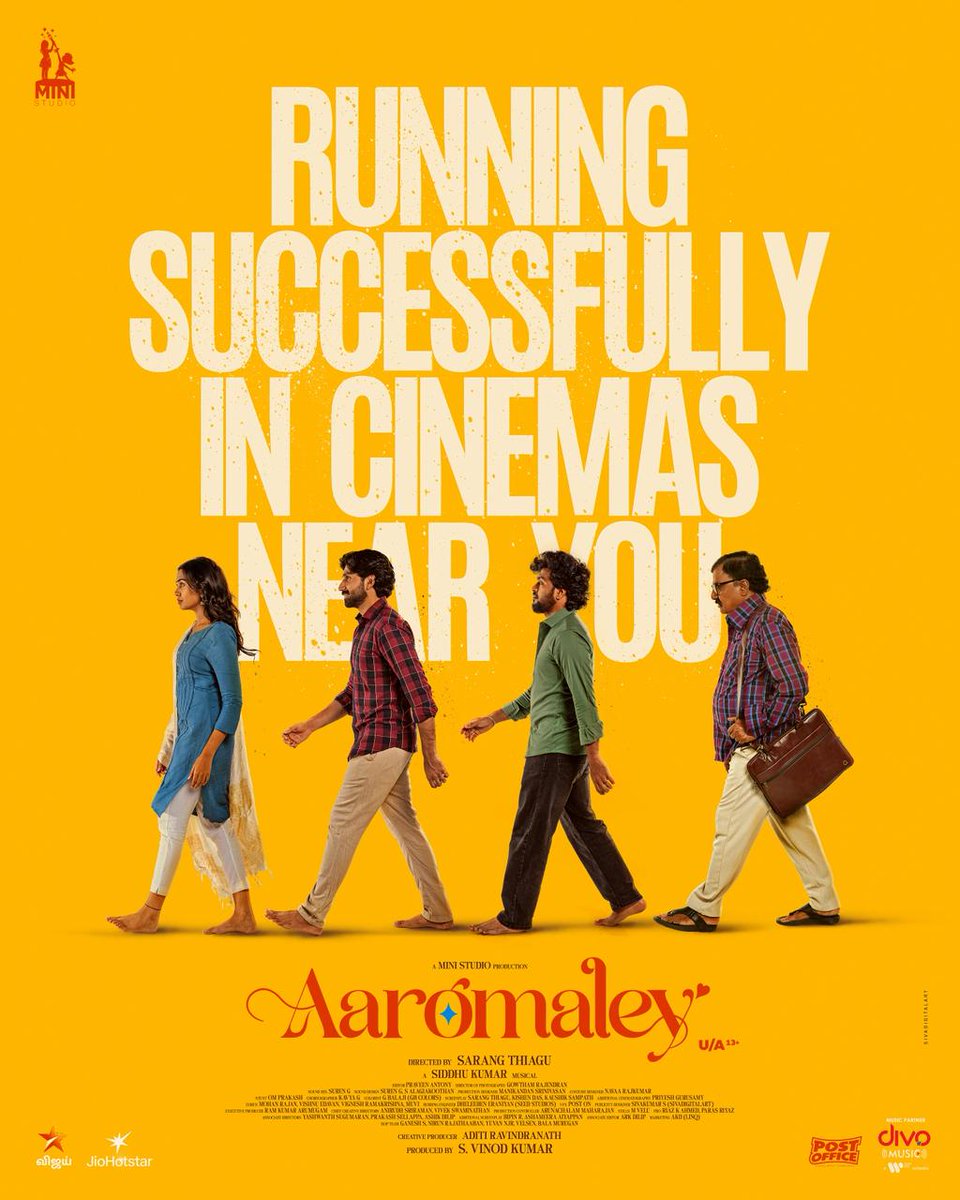 _FanFrame's tweet image. #Aaromaley படம் பட்டாசா இருக்கு மக்களே 💥

தியேட்டர்ல பாருங்க கைஸ்