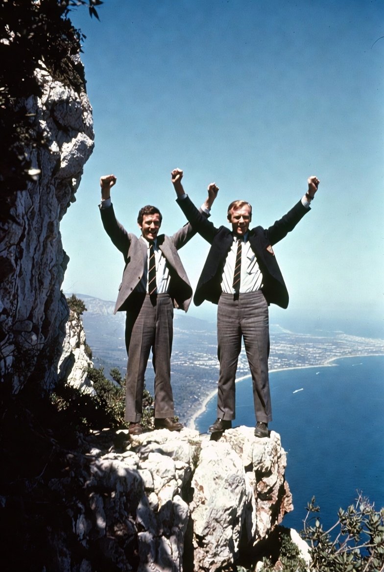 JamesMakey1917's tweet image. &quot;What would the 1966 World Cup final look like were it held in Gibraltar and won by England&quot; 

#ImagineGrok