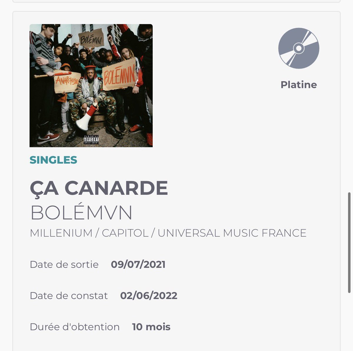 _iblevrai's tweet image. et au moins 10 singles d&apos;or