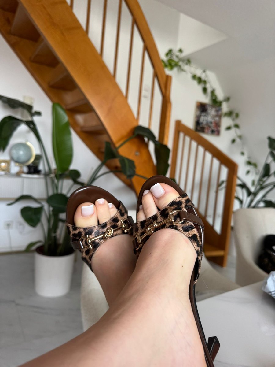 Abby_sophiaaa's tweet photo. Fresh pedi and wild vibes 🐆✨
Always stepping with style 🤎#Feet #FootModel #Pedi #FrenchTips #LeopardVibes #FootLover #Soles #Toes #DailyFeet #FeetOfTheDay #ConfidenceInHeels https://t.co/wQRVfrz21k
