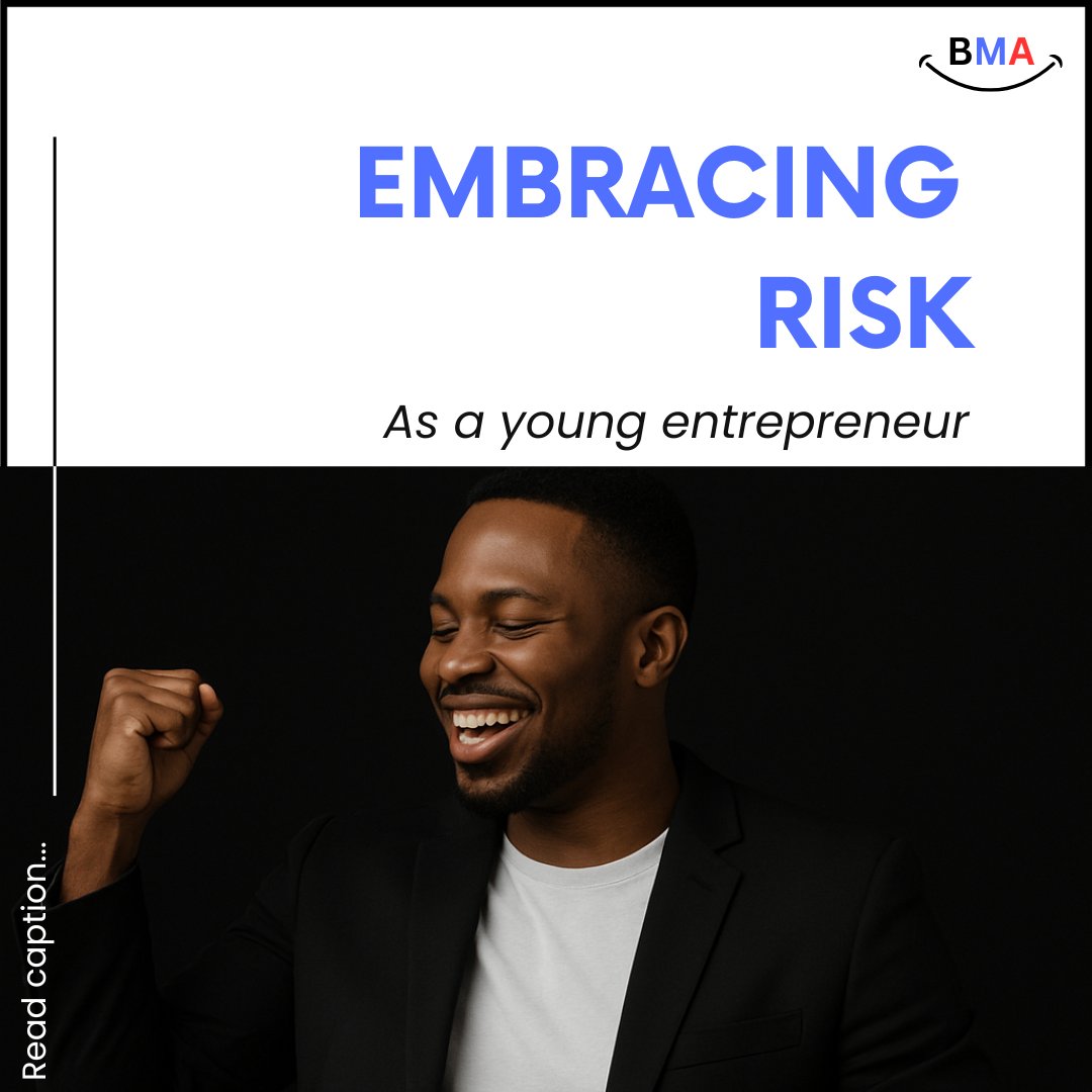 bma_kenya's tweet photo. Embracing risk as a young entrepreneur means learning to dance with uncertainty _not to avoid it, but to TURN IT INTO A MOMENTUM, if a product doesn't sell it's not a failure _ it's feedback. Talk to BMA for support on entrepreneurship tips to help grow your business 🩵 https://t.co/wxyNKIQpiH