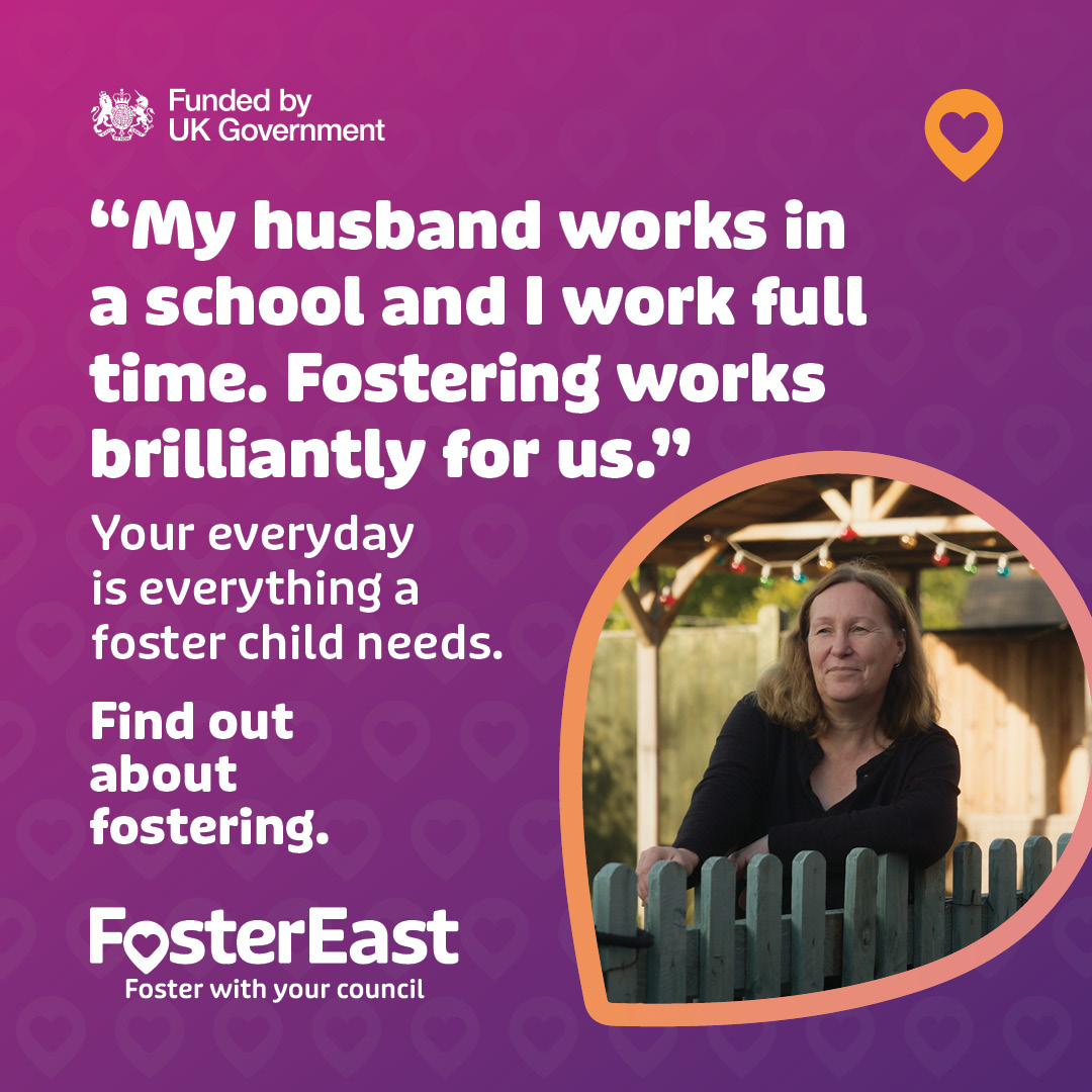 PeterboroughCC's tweet image. Fostering can fit around your life, and your career. “My husband works in a school and I work full-time.”

You don’t have to give up work to become a foster carer. Many of our Peterborough foster carers balance their careers with caring, it’s all about finding the right type of…