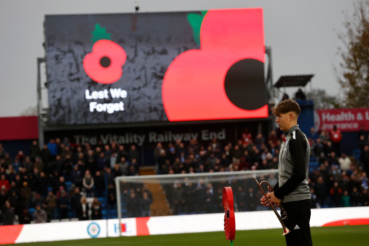 Today's game against Luton Town marks our Remembrance fixture at Edgeley Park 🌹 

We invite supporters to join us ahead of kick-off as we express our thanks to our Service Men, Women and military Veterans 💙 

We will remember them.

#StockportCounty