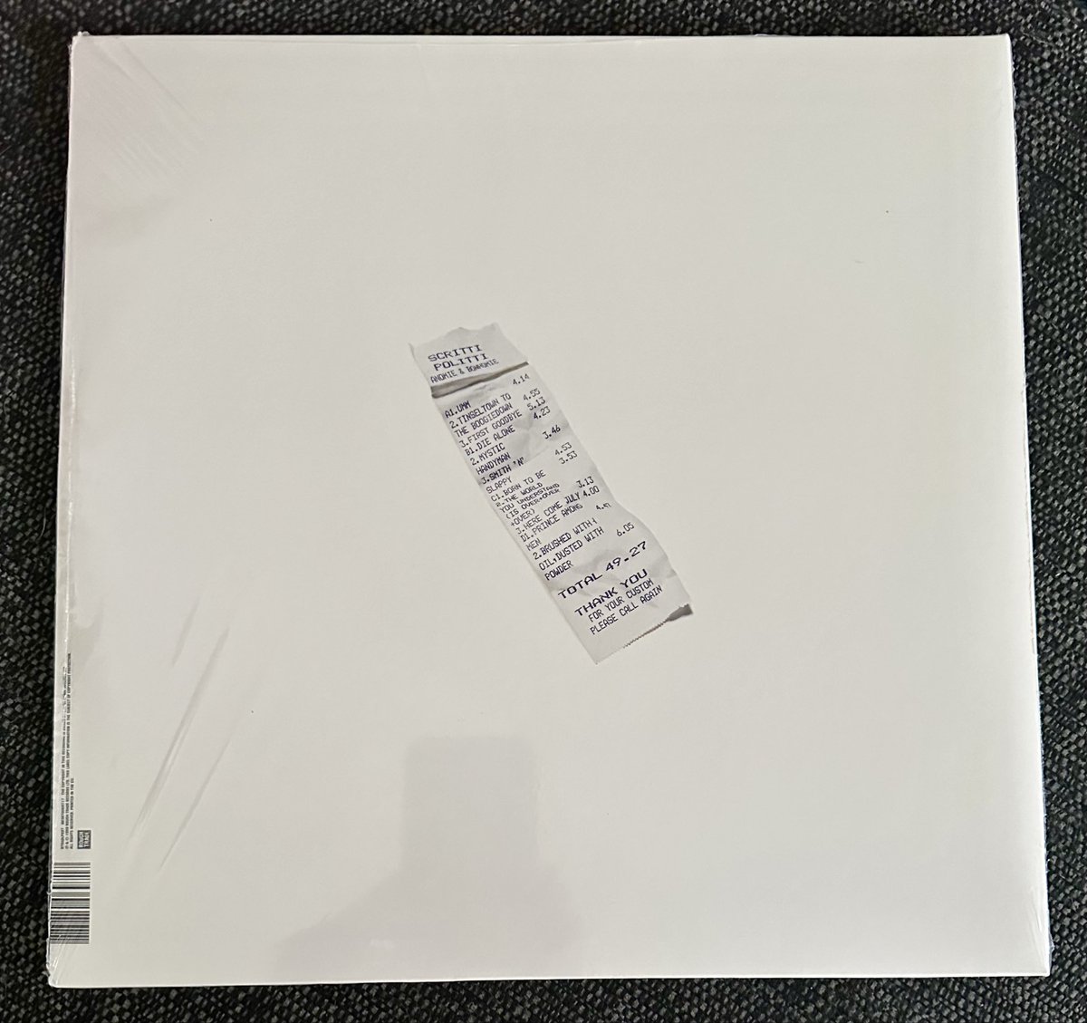 Scritti Saturday.
Starting the weekend with Scritti Politti’s 1999 album ‘Anomie &amp; Bonhomie’ produced by David Gamson. After an 11 year absence Green Gartside reconnected with David to create an underrated and overlooked album of dub, rap and lush balladry <a href="/scrittiporitti/">Gartside</a>