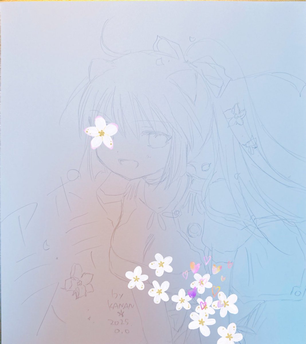 ふいページ♡ 🌙 FUNDIY STORE ギャラクシーエンジェル セミオーダー色紙 髪型変更