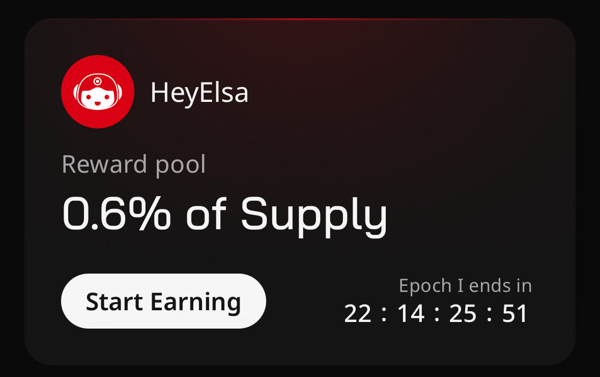 You've just 23 days to be positioned for 0.6% of <a href="/HeyElsaAI/">HeyElsa</a> drop in Epoch 1

bridge on Elsa.
swap on Elsa.
trade on Elsa.
mint on Elsa.
complete daily tasks on Elsa.

just Elsa it.

gElsa 🫶🏼❤️.
