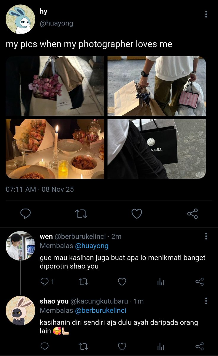 sagemenulis's tweet photo. What's wrong with my boss?

#Huasheng one tweet au https://t.co/XVSKMNKTA8