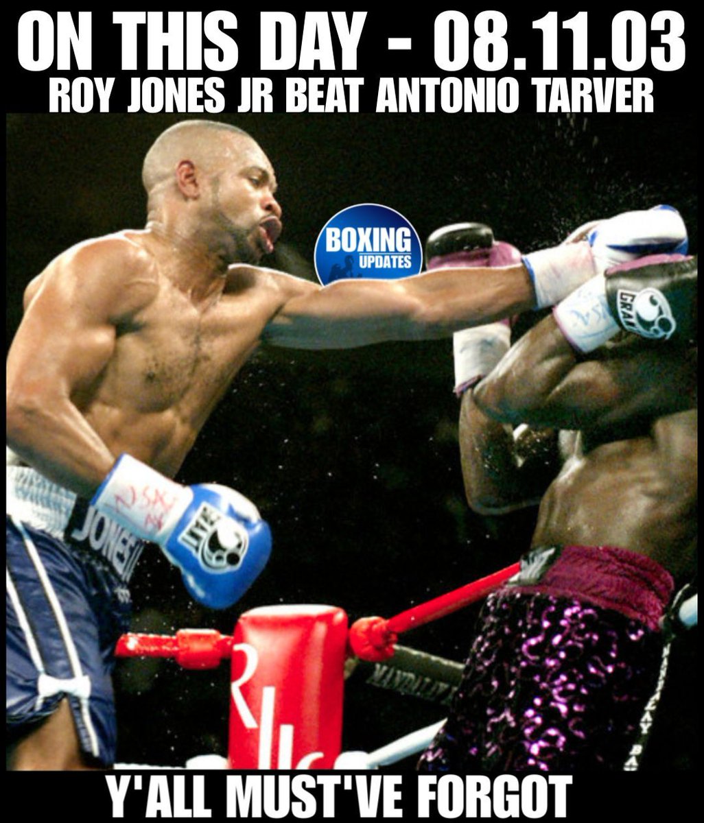 Boxing_Updates1's tweet image. 📅 On this day in 2003, Roy Jones Jr. moved to 49-1. Some say had he retired on the spot, he&apos;d be the GOAT‼️
An unbelievable achievement.
An amazing talent 🙌

Could Jones Jr. have been the greatest ever❓️

#Boxingupdates #Boxing #boxingnews #boxinglife #Royjonesjr #GOAT