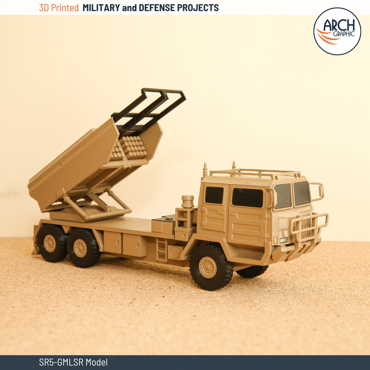 3d_archgraphic's tweet image. Experience the realistic 3D printed version of the SR5-GMLSR, built for history and defense lovers. 📡 🔥 #3DPrintedWeapons #RocketLauncher #MilitaryArt