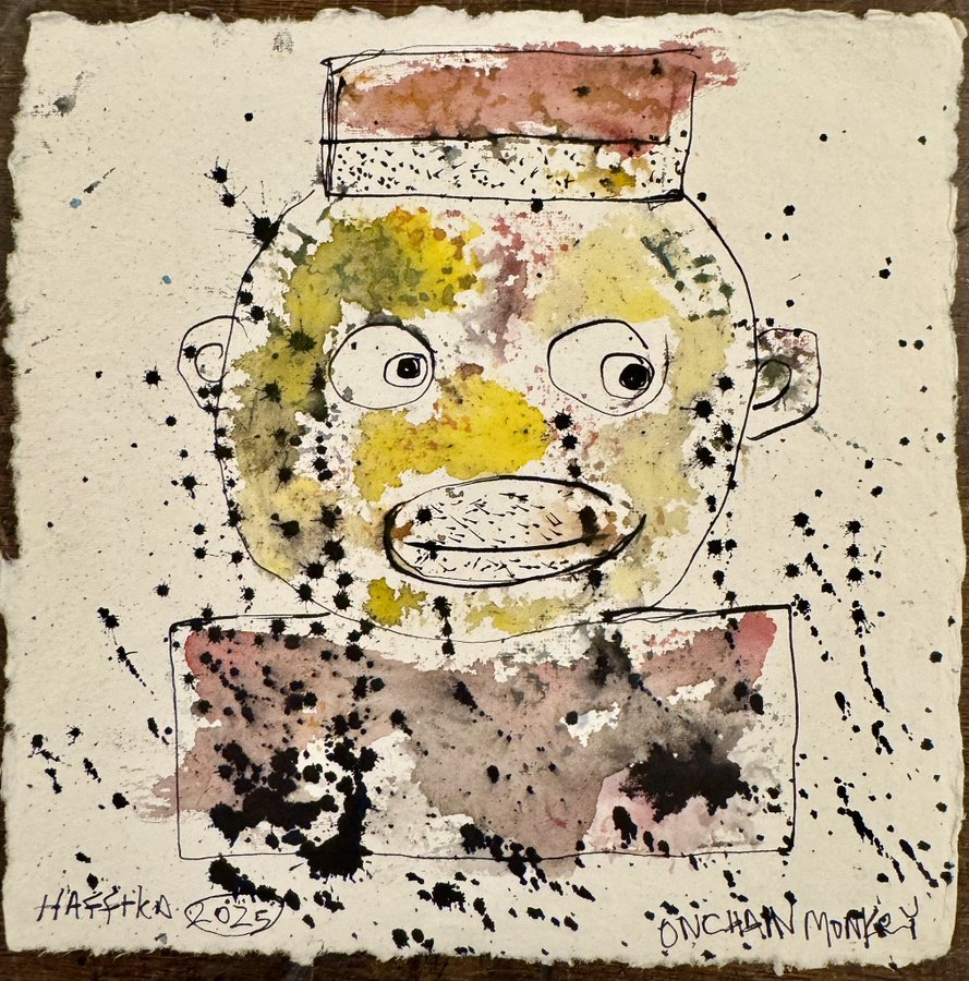 GM

I've been collecting art on bitcoin for a while, but wasn't drawn to the pfp collections there

Then in March, I saw <a href="/hafftka/">hafftka</a> tweeting about <a href="/OnChainMonkey/">OnChainMonkey®</a> 

I'd seen them, but when Hafftka talks, I listen

Not only did he have an OCM, but he was inscribing art on them👇🧵...