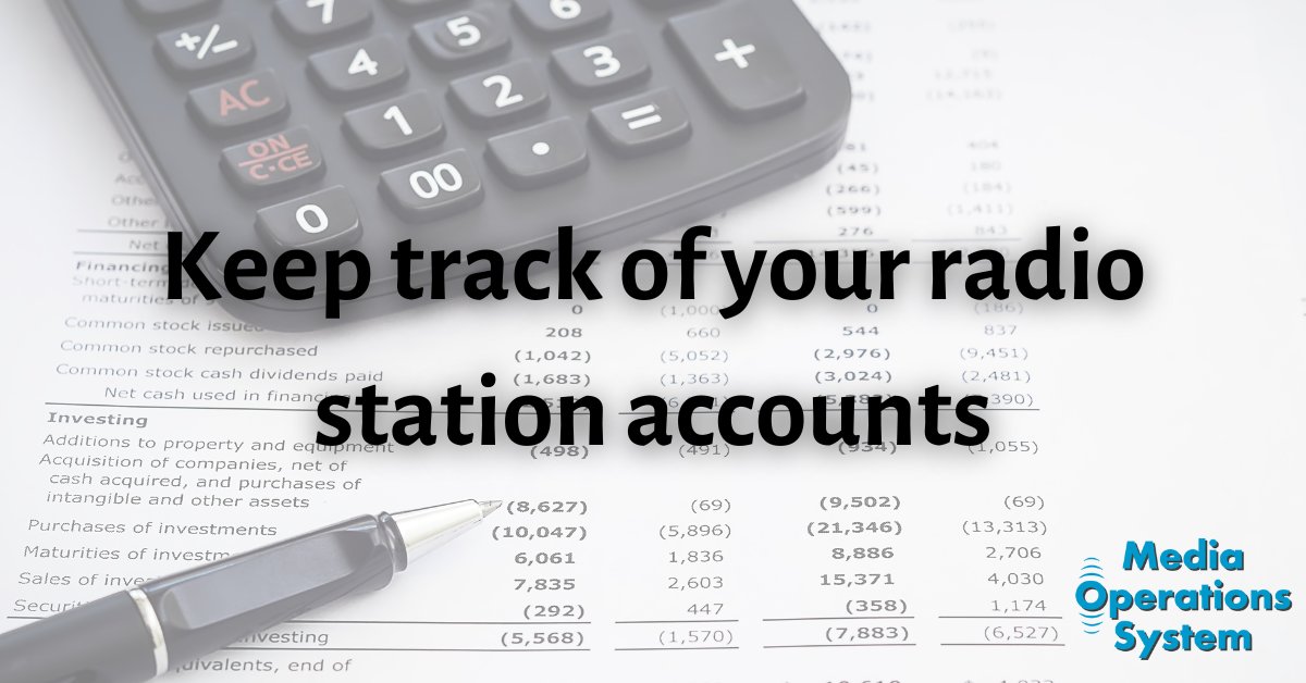 MediaOpsSystem's tweet image. Looking after your radio station&apos;s accounts shouldn&apos;t be hard work!

Keep track of all your finances with ease to cut down on the time you spend on admin.

#LocalRadio #HospitalRadio #CommunityRadio #StudentRadio #MakingRadioEasy
