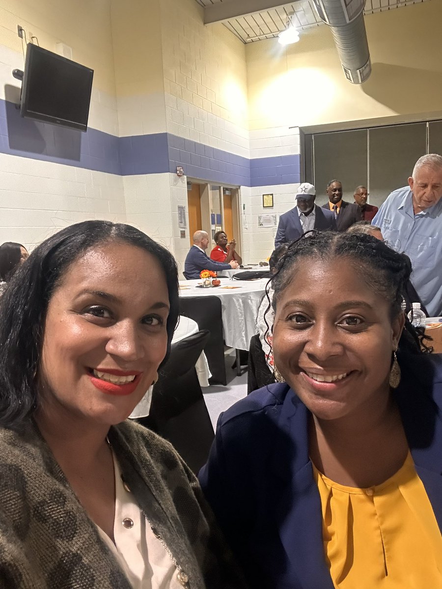 Leadership doesn’t end when the bells rings.  Tonight we supported our custodians and our fierce leader during the custodial banquet.  The night was filled with laughs, gifts and appreciation.
<a href="/TashaTeaches_11/">LaTasha Hicks</a>  <a href="/LatreiciaAllen/">Dr. Latreicia Allen</a>
