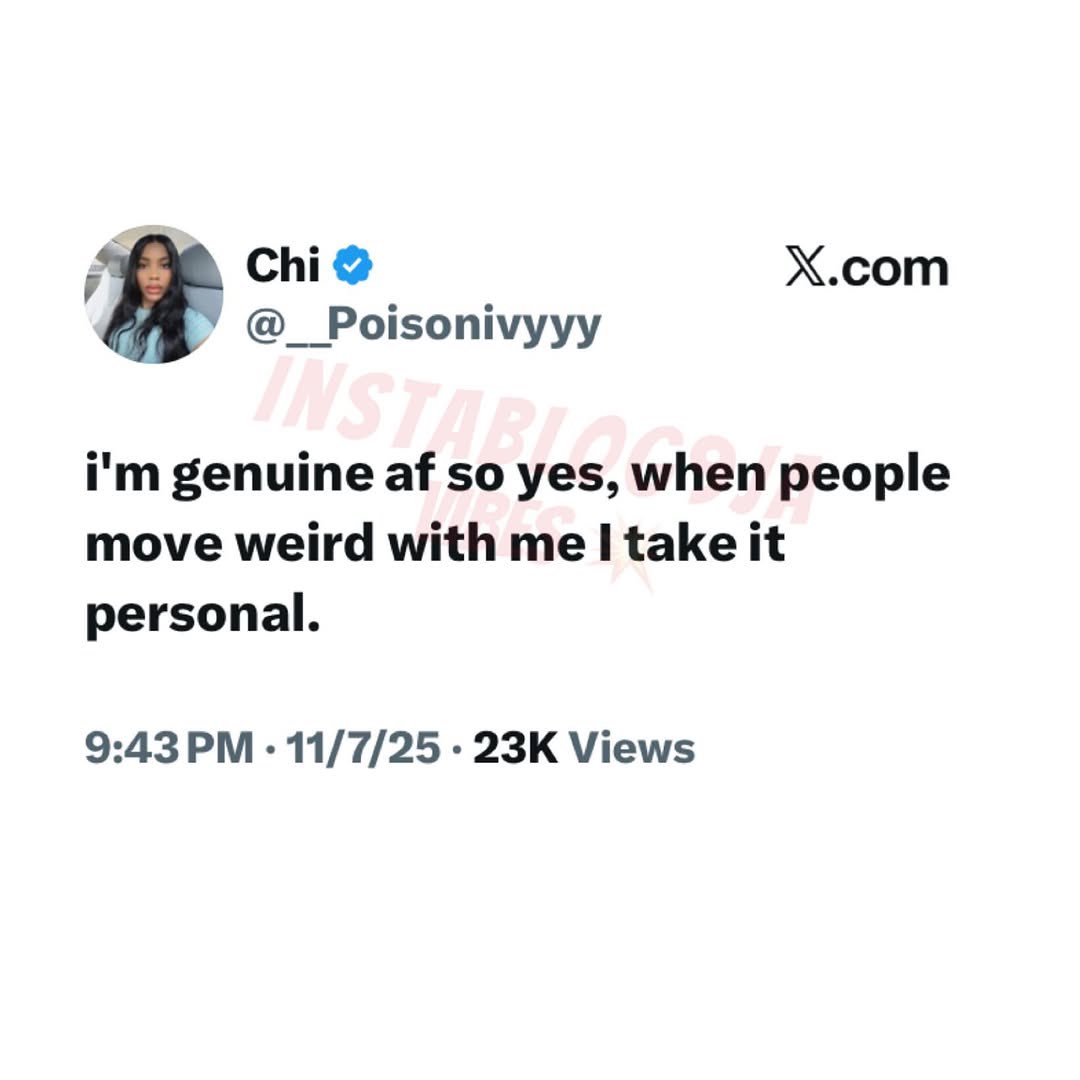 When people act weird with me, I take it personal” — Lady explains why she doesn’t play about her energy 😤💅🏽