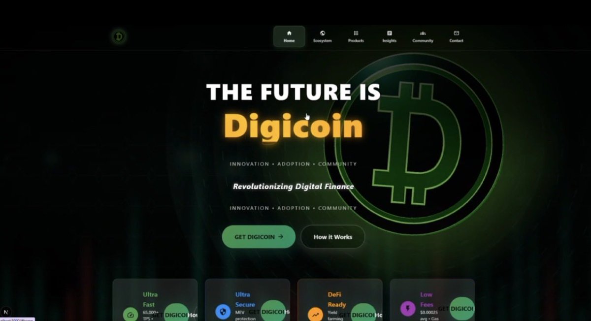 Sneak peak at the revamped website! $Digi #Digiswap