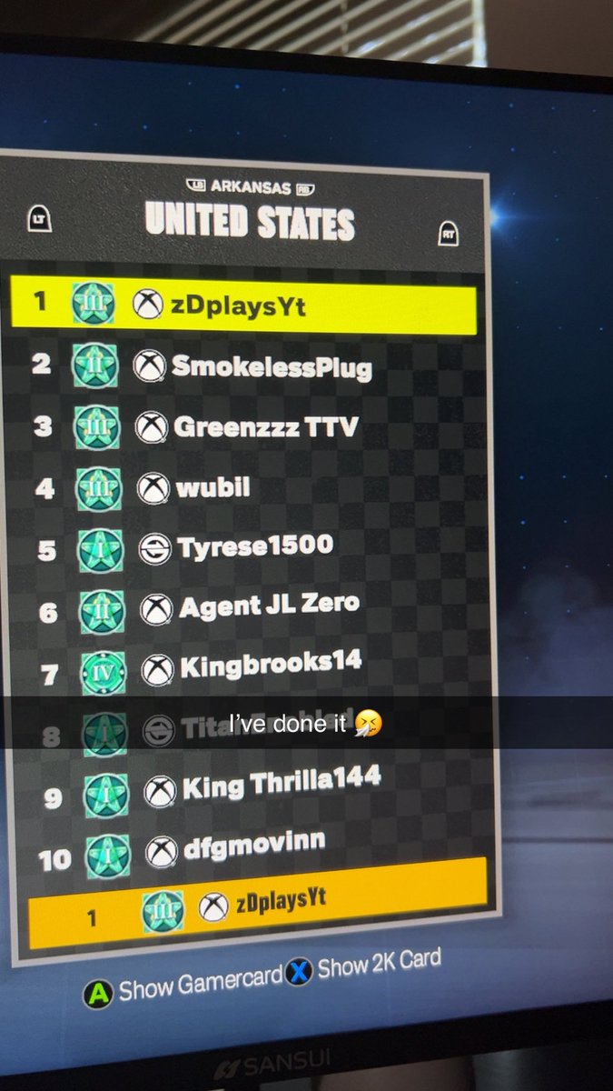 I have done it officially number 1 in state #NBA2K26 #2KCommunity