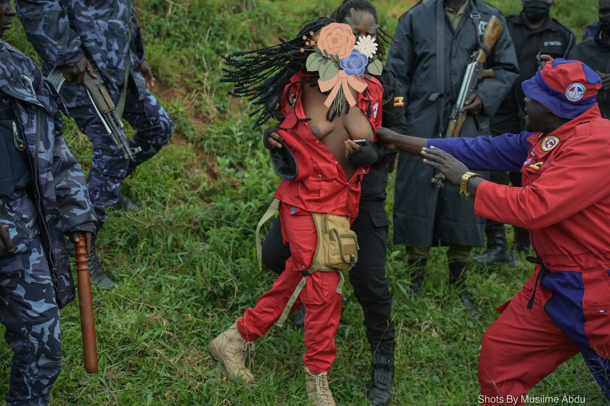 Don't touch my breasts! 

Tase me to the ground 
Throw me against 
The hood of your car
and handcuff me
But don't touch my chest
Don't let my breasts
Bear the shame of arrest

The Unapologetic Poet- 

Photo credit: Musiime Abdu

#poetry #PoliceBrutality
#Uganda #activist #women