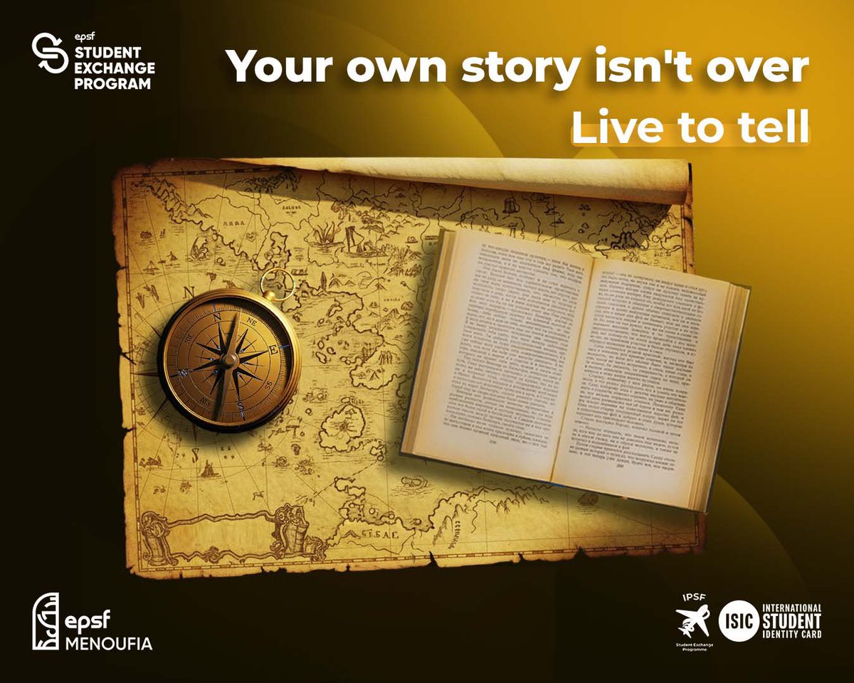 Your Own Story Isn’t Over! 📖

Through the SEP, which will open doors for you to learn the most important fields of Pharmacy: ✨
• Community, Hospital, clinical and industrial Pharmacy

Register Now! 👇🏻
forms.gle/PtTgFcNxLTFCJ3…
#SEP
#BornToExplore
#EPSF_Menoufia