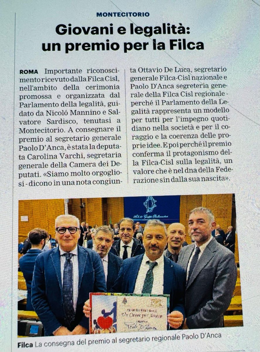 FilcaSicilia's tweet image. “Se ognuno fa qualcosa si può fare molto” diceva il nostro Padre Pino Puglisi 🙏🏽