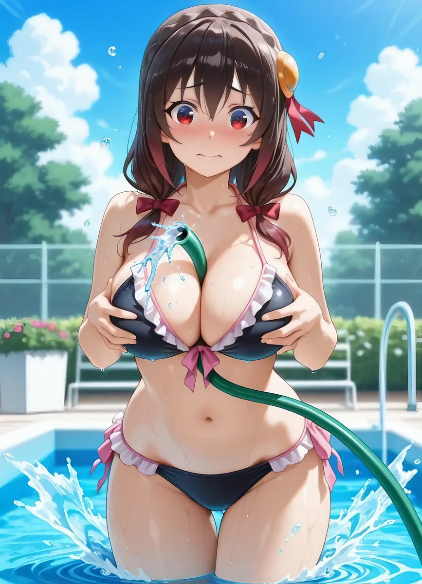 KonosubaFr's tweet photo. Amazing Yunyun in the garden pool
Artist: @peperon_ai
#Konosuba #KonoSubarashiiSekaiNiShukufukuWo #ใใฎใใฐ #BlessingOnThisWonderfulWorld #MeguminExplosion #DarknessKonosuba #ใใฎใใฐใใใใ #ใใฏใใน #ใใใฟใ #KonoSubarashii #yunyun #Lalatina #konosubagirls #AnimeAesthetic https://t.co/5IDFxCrmbu